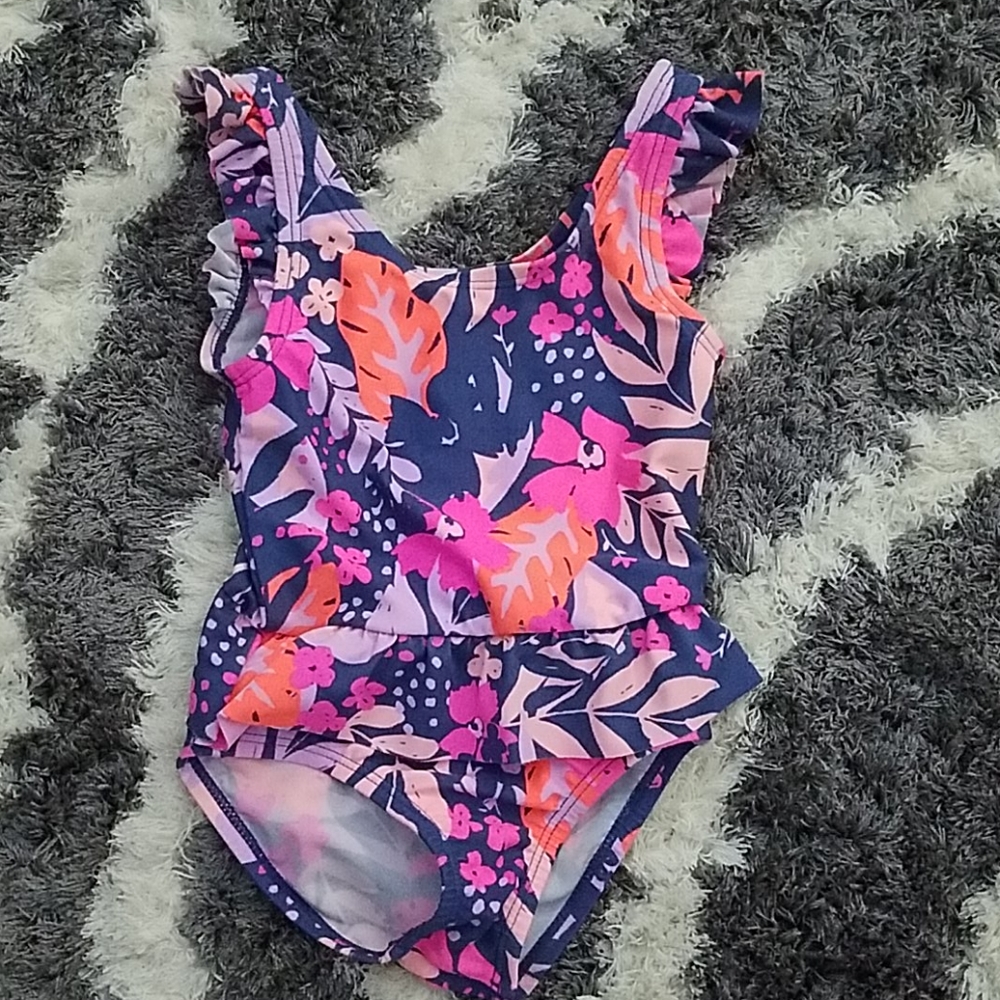 Oshkosh girls swim suit one piece 2T